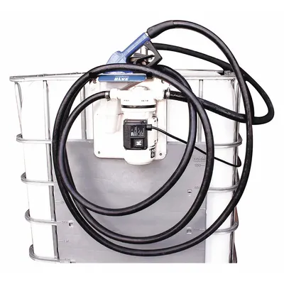 PIUSI Electric Drum Pump: 120 V AC, 2/3 hp HP, Nylon, 9 gpm Max. Flow Rate - Tote-Mount DEF Dispensing Pump Systems