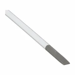 ESD-safe precision slotted screwdriver with a 3/32 in tip size and 7 in overall length. Designed for use on electronic assemblies and circuit boards where electrostatic discharge protection is required. The slotted tip and ergonomic handle provide control for delicate adjustments in manufacturing, repair, and laboratory settings.