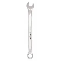 WESTWARD Combination Wrench: Alloy Steel, Chrome, 11 mm Head Size, 6 1/2 in Overall Lg, Offset