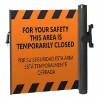 MODUS Mounted Barrier: Fixed Mount, 11 1/2 ft Belt Lg, Restricted Access Messaging, Orange (MPN ZP+EMPP -O-IH)