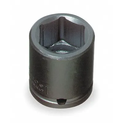 PROTO Impact Socket: 1/2 in Drive Size, SAE, 1 7/16 in Socket Size, 6-Point, Std - 1/2" Drive Impact Sockets