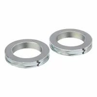 Ring-type motor mounts made of carbon steel. Each pack includes two motor mount rings. Compatible with manufacturer model number 102228. Used to secure circulating pump motors in fluid-handling systems