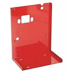 Steel wall-mount bracket for securing a drum pump. Compatible with FILL-RITE FR902RU pump. Provides stable mounting for fluid transfer in industrial settings.