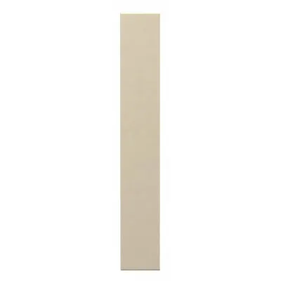 ASI GLOBAL PARTITIONS Partition Column: Plastic Polymer, Pebble, Cream, 82 in Ht, 12 in Wd - Pilasters for Bathroom Partitions