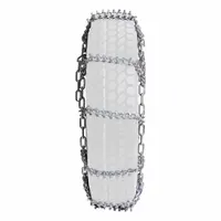 PEWAG Studded Tire Chain Assembly: Tire Chain, Skid Loaders, Nickel Manganese Alloy, Ladder, Ladder (MPN USA2615S 8ST)