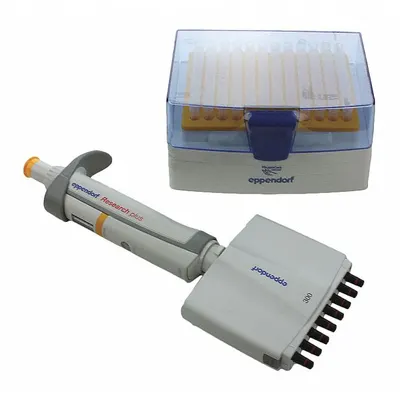 EPPENDORF Multichannel Pipettor: 8 Channels, 300 ul Capacity - Max - Multichannel Pipetters