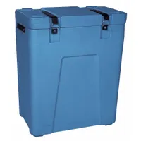 SNYDER INDUSTRIES ASM Insulated Bin: 5 cu ft, 37 in x 30 in x 18 in, Lid Included, Rectangular, Blue (MPN PB5)