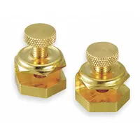 JOHNSON LEVEL Stair Gauge Set: Combo Squares, Brass, Stair Gauge, Brass (MPN 405)
