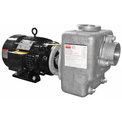 Dayton Centrifugal Pump: Self-Priming, 208-230/460V AC, 65 ft Max Head - 1-1/2 to 3 HP Self-Priming Centrifugal Pumps