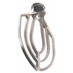 Aluminum beater with 140 qt capacity for commercial mixing applications. Compatible with HOBART mixer models HL1400, HL1400C, HL1400N, HL800, and HL800C. Suitable for blending and aerating large batches of dough, batter, or other food products in institutional kitchens.