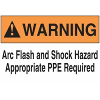 Arc Flash Label: Vinyl, Adhesive Sign Mounting, 7 in x 10 in Nominal Sign Size, Not Retroreflective (MPN LELC327)