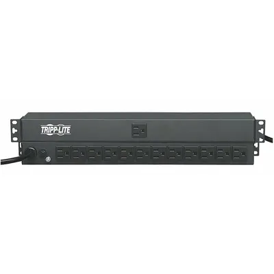 TRIPP LITE Power Distribution Unit: 120V AC, 13 Outlets, NEMA 5-15R, Non-Metered, 15 ft Cord Lg - Standard Power Distribution Units