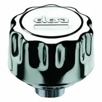 Steel-bodied filter breather vent with 40 micron filtration rating. Equipped with 3/4" NPT thread and 3 1/4 in overall diameter. Used for venting and filtering incoming air in hydraulic reservoirs and gearboxes to prevent contamination