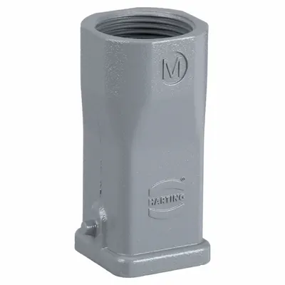 HARTING Rectangular Connector Hood: Size 3 A, Top, Single-Entry, M25 Cable Entry - Hoods for Rectangular Connectors