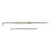 STARRETT Adjustable Sleeve Scriber: Straight, Round, Steel, Knurled, Nonmagnetic, Removable Tip (MPN 68A)