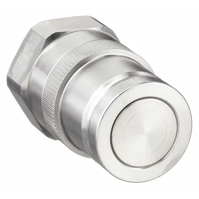 PARKER Hydraulic Quick Connect Hose Coupling: 1 in Coupling Size, 316 Stainless Steel - 71 Series Hydraulic Quick-Connect Coupling Plugs