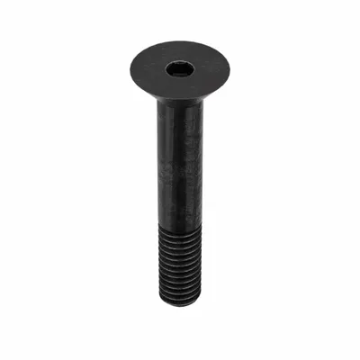 KERR LAKESIDE Socket Flat Head Screw: 5/16"-18 Thread Size, 1 3/4 in Lg, Flat, Black Oxide - Flat Head Socket Cap Screws