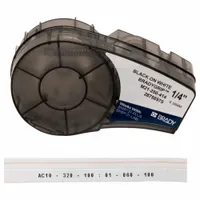 Tag Label: 10 ft, Polyester, Black on White (MPN M21-250-414)