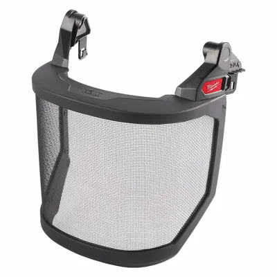 MILWAUKEE Face Shield: Uncoated, Metal Detectable/Reusable/X-Ray Detectable - Milwaukee Face Shield Assemblies for Hard Hats