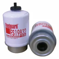 Can-type fuel/water separator cartridge with 6 1/16 in overall length, 3 5/16 in outside diameter, and 7/8 in inside diameter. Designed for diesel fuel systems to remove contaminants and water, protecting fuel injectors and engines in agricultural machinery