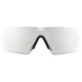 Clear replacement lens for ESS Crossbow Suppressor series safety glasses. Features scratch-resistant coating to maintain optical clarity. Suitable for industrial, construction, and laboratory environments requiring impact protection.
