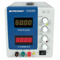 B&K PRECISION DC Power Supply: Dual Range DC, 6.2 in H x 5.5 in W x 12.5 in D, 0 V Volt Output - Min (MPN 1737)