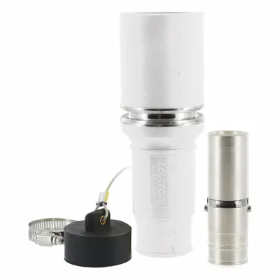 LEVITON Single Pole Inline: Female, White, 1000V AC, 1,135 A, Crimp Tube Termination - Plugs with Crimp Tube Terminations