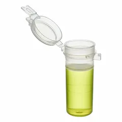 APPROVED VENDOR Plastic Lab Vial, 30 mL, Non-Sterile, Colorless, Square, Self-Standing with Closure, MPN 101150