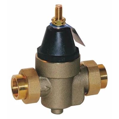 Watts Water Pressure Reducing Valve: NPT x NPT, 3/4 in Pipe Size - Standard Capacity Water Pressure Regulators