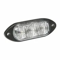 GROTE Warning/Directional Light: Combo Warning and Directional Light, Blue, 1 in Overall Wd, LED (MPN 78165)