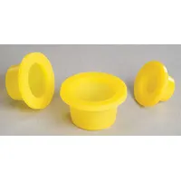Stopper: Polyethylene, 14/20 Stopper Size, 3.25 in Overall Ht, Yellow, 0 Holes (MPN CG-3021-01)