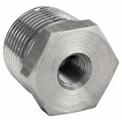 Threaded straight pipe fitting for low-pressure piping systems. Connects 3-inch and 1/2-inch pipes with NPT threads. Rated Class 125, maximum 175 psi at 150°F. Suitable for steam, water, air, or gas lines in plumbing, HVAC, and process piping.