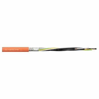 CHAINFLEX Motor Cable: 2 AWG, 1 Conductors, Order by the Foot, PVC Jacket - Continuous Flexing Power Cables for VFDs