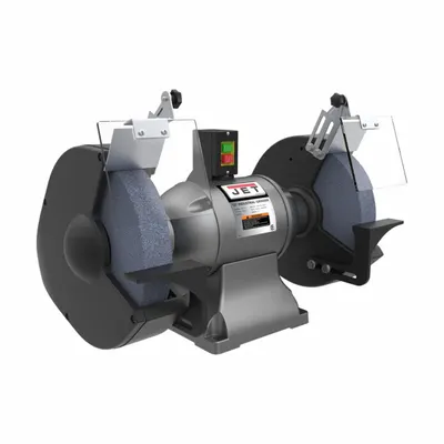 JET Bench Grinder: Fixed Speed, 2 hp, 12 in Max Wheel Dia, 1,800 RPM - Fixed-Speed Bench Grinders