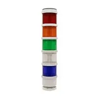 EDWARDS SIGNALING Tower Light Module: Steady, 24V AC/24V DC, Green, 2 15/16 in Overall Dia (MPN 270LEDSG24ADB)