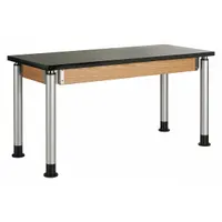 Work Station: 24 in Overall Wd, 39 in Overall Ht, 4 1/2 ft Overall Lg, Phenolic, Oak, Wood, Wood (MPN P8204K)