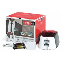 BADGY ID Card Printer: Single-Sided Printer, Supports CR80 Card Format, 30 mil Card Thick (MPN B22U0000RS)