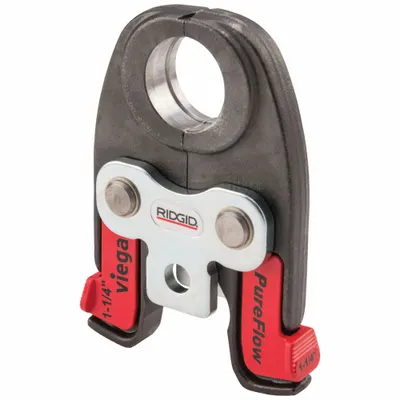 RIDGID Press Tool Jaw: 1 1/4 in Pipe, PEX, For Viega PureFlow - Jaws for Compact Press Tools