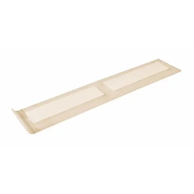 BIRD BARRIER Bird Slide Connector: Plastic, 6 in Ht, 1 1/2 in Wd, 5 ft Lg, Beige, Heavy - Bird Control Slide Connectors