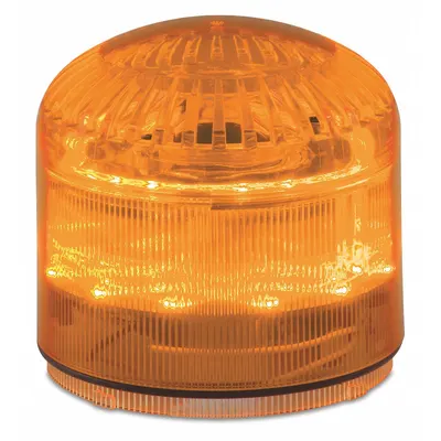 FEDERAL SIGNAL Beacon Warning Sounder Light: 120 to 240V AC/12 to 24V AC/DC - Tone Alarms with Multimode Light