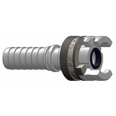 This push-to-connect air coupling body features a 1 in hose fitting size and a Thor steel construction. Designed for quick, secure connections in pneumatic systems, it is commonly used in industrial air lines for tools and equipment.