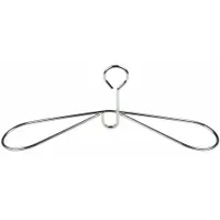 GROVES Closed Loop Coat Hanger: 17 5/8 in W x 4 in D x 6 in H (MPN DKH-C)