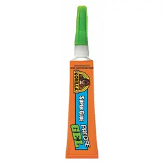 GORILLA Super Glue No Drip Gel is a general-purpose instant adhesive in a clear gel formula. Supplied in a 0.52 fl oz tube, it bonds paper and wood. The gel resists dripping, making it suitable for vertical or overhead applications. Meets ASTM D-4236 standards.