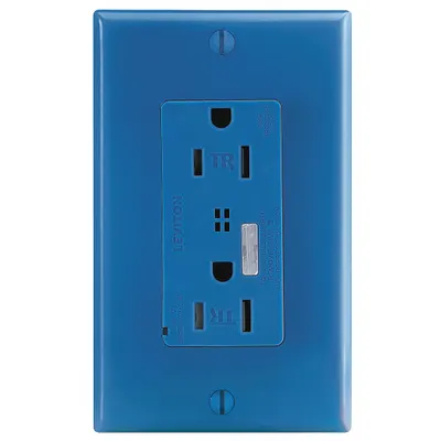 LEVITON T5280-B Decorator Duplex Receptacle - General Purpose Receptacles