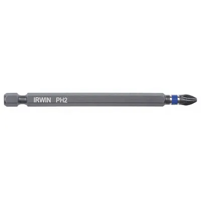 IRWIN Power Bit: Power Bit, Imperial/Metric, PH3 Bit Industry Size, #3 Bit Size - Impact Bits