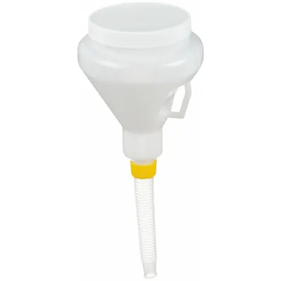FUNNEL KING Measuring Spout Funnel: Polyethylene, 32 fl oz Fluid Capacity, 4 1/8 in Overall Dia - Spout Funnels