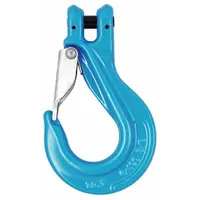 YOKE Slip Hook: 15,000 lb Working Load Limit, 100 Hook Grade, Steel, 1 3/4 in Hook Opening Wd, Blue (MPN X-043/S-13)