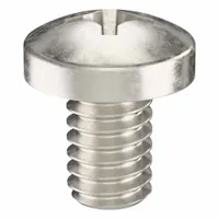 These pan head machine screws have a #8-32 thread size and 1/4 in length, made from 18-8 stainless steel with a plain finish. They feature a Phillips drive with #2 drive size and are sold in a 50-pack. Commonly used in general assembly and fastening applications where a low-profile head is required