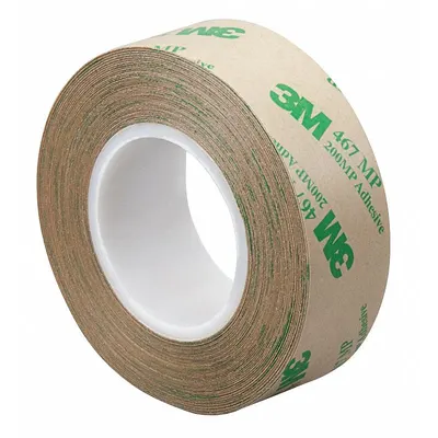 3M Transfer Tape: 1 in Wd, 20 yd Lg, 2.3 mil Thick, Polycoated Kraft Paper - General Purpose Adhesive Transfer Tape