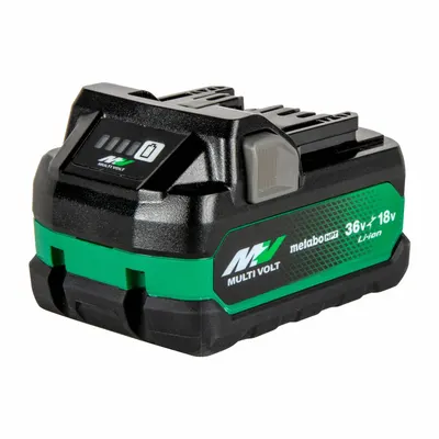 METABO HPT Battery Pack: MultiVolt, 5 Ah_2.5 Ah, Battery Included, Tabbed - Metabo CAS Batteries